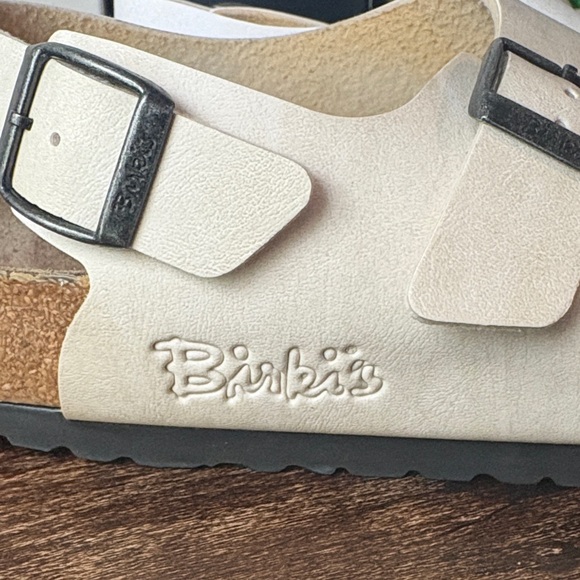 Birki’s Arizona Womens Beige Leather Buckle Adjustable Strap Sandals US 9 EU 40 - Picture 9 of 10